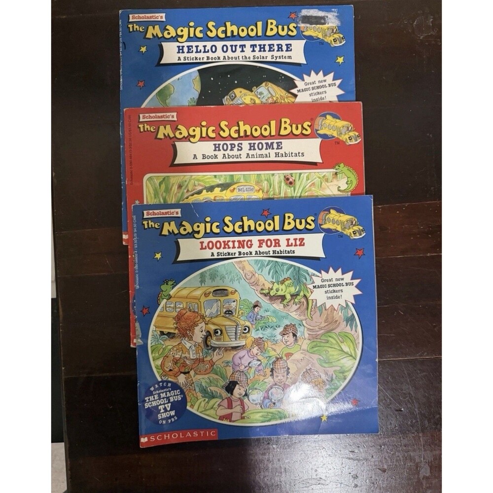 Vintage Kids Books Lot - Magic School Bus, Animorphs, Cam Jansen & More